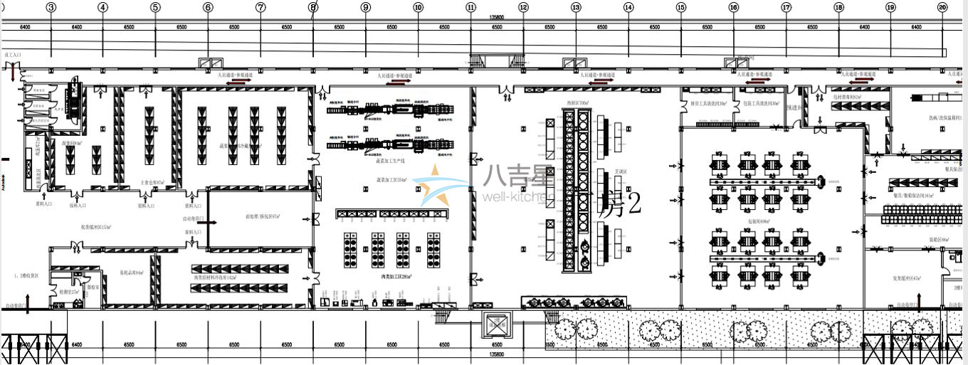 中央廚房設(shè)計(jì)平面圖