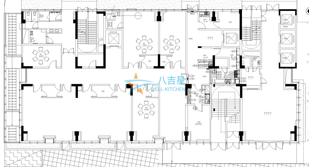 京廣協(xié)同創(chuàng)新中心首層廚房工程設計圖